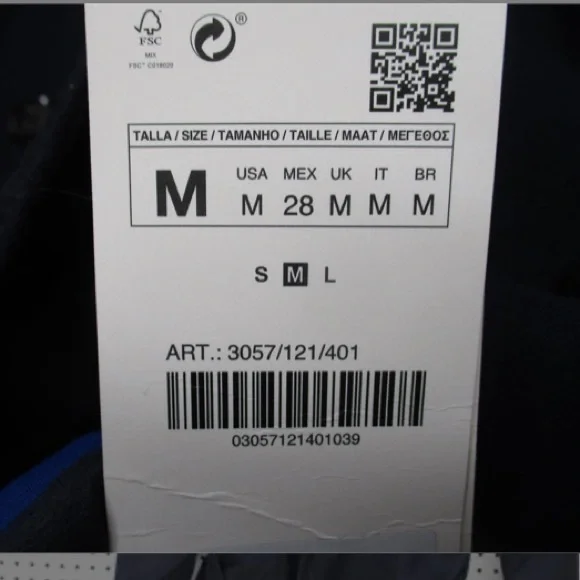 ❄️ ZARA SRPLS WOOL‎ JACKET WOMEN'S (Navy) - Picture 4 of 4